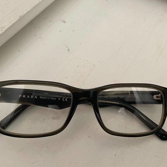 Prada Brown Tortoise Frames Glasses VPR 16M 53 16 - Picture 2 of 6